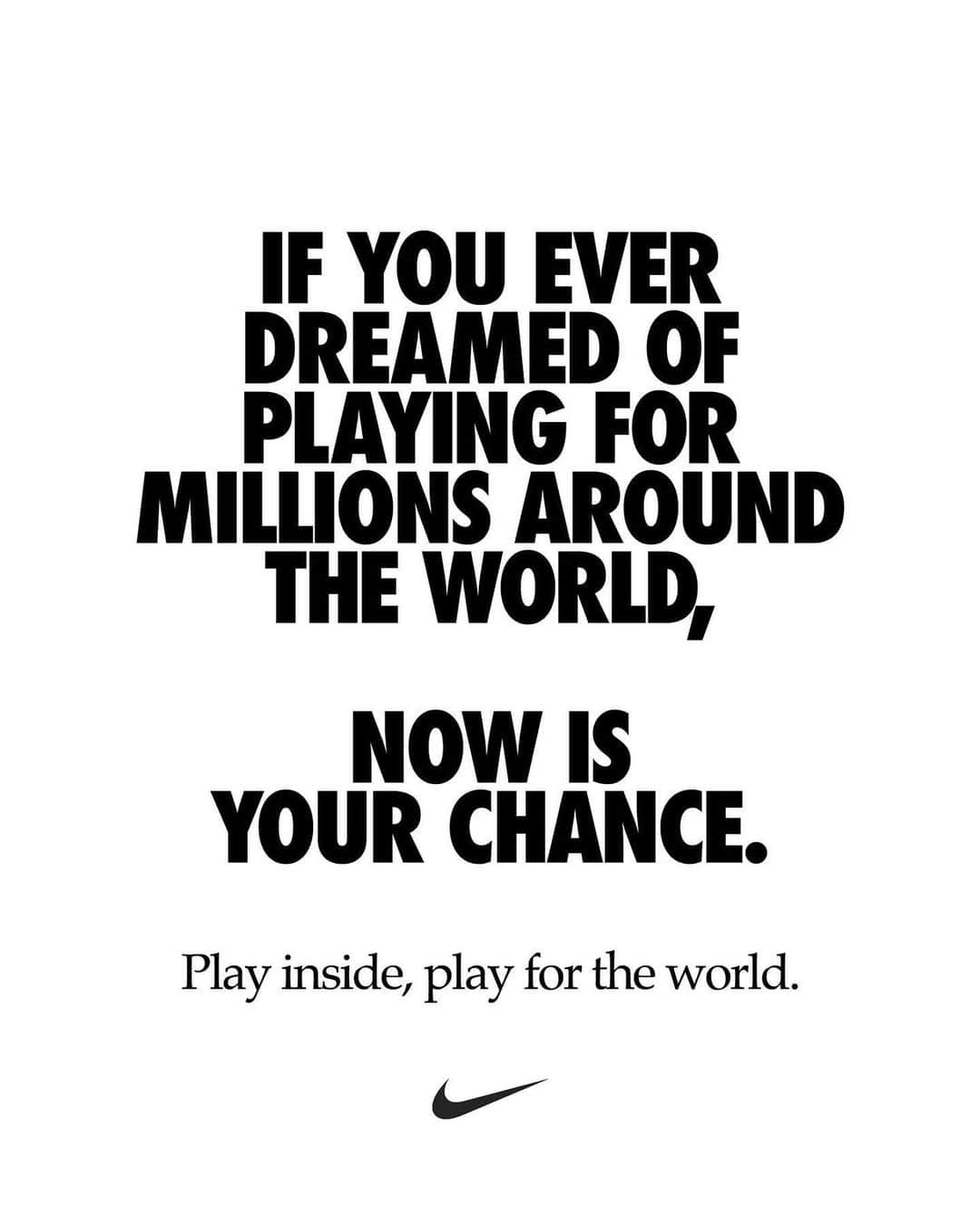 カラム・チャンバースのインスタグラム：「Now, more than ever, we are one team. #playinside #playfortheworld」