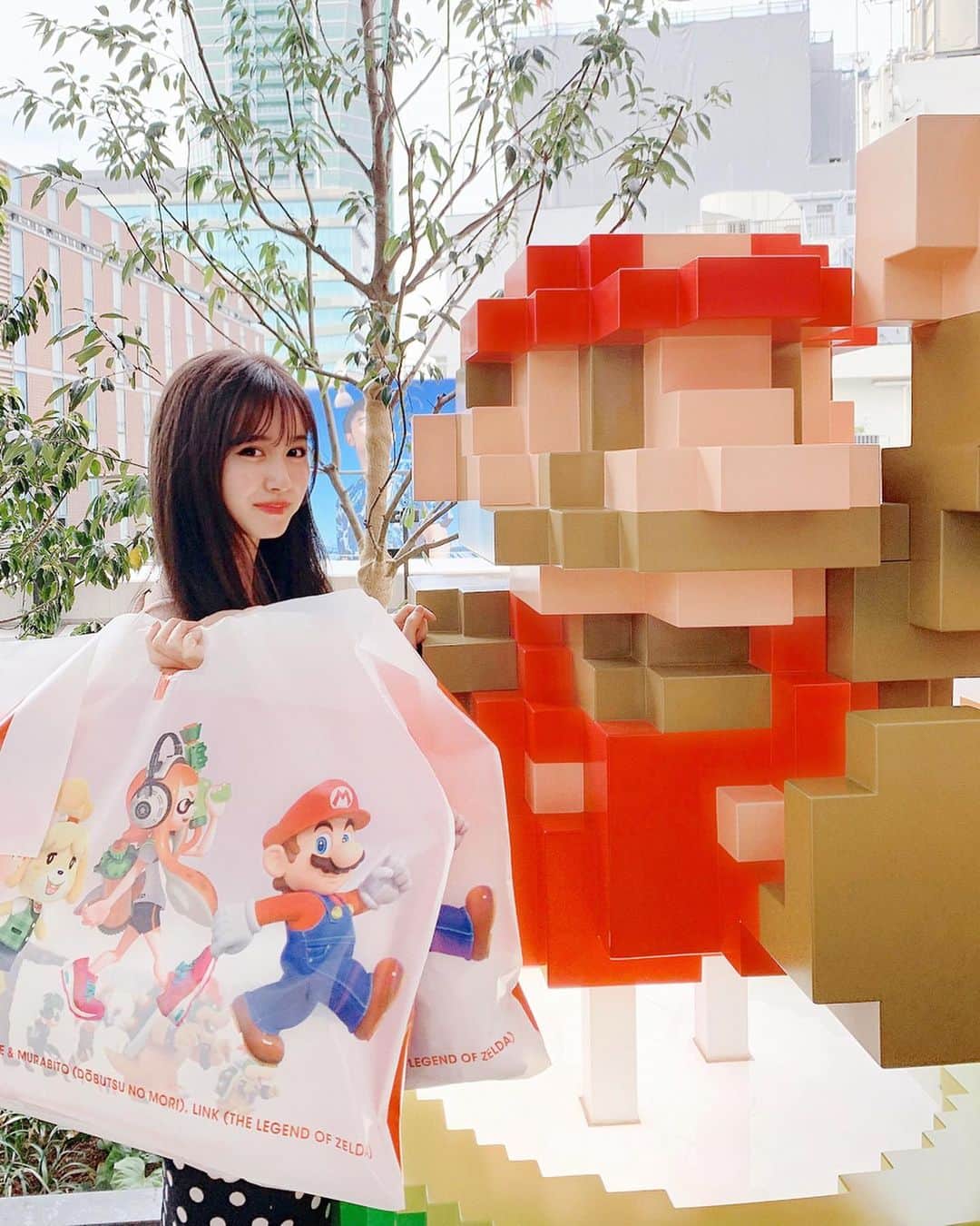 阿部菜渚美さんのインスタグラム写真 - (阿部菜渚美Instagram)「☺︎ 思い切って贅沢した日。。(*꒪꒫꒪)幸福 ピクミングッズは見たことなかったので かなり嬉しいな〜好きなゲームの1つ(^^)🌱 ・ #任天堂ショップ」3月23日 21時11分 - nanami_abe73