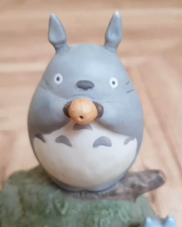 エリッサ・ヤマダのインスタグラム：「Something to bring you comfort during this challenging time ☺🌸 . My Neighbor Totoro (1988): a simple, soothing, feel-good film about a small family who just moved to a new house, but the story mostly revolves around the adventure of two sisters who become friends with a giant, adorable creature called Totoro. I love how this film shows appreciation and respect for nature, reminds us of childhood innocence and that there's beauty in the mundane ♥️ . (Totoro Music Box was a birthday gift from my Satsuki, @jessyamada, 6 years ago 🤗) . Available on @netflixid #ELwatchlist #myneighbortotoro #studioghibli #hayaomiyazaki #netflix #dirumahaja」