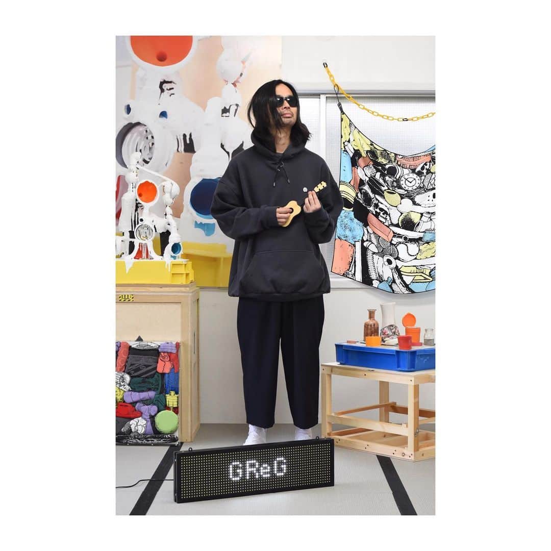 のインスタグラム：「FALL 2020 Collection preview 👁 Each looks based on our friends and collaborators : ) 👁 Look 33 @ghdespointes 🌴」