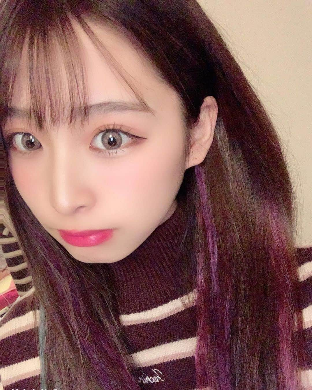 橋野彩葉さんのインスタグラム写真 - (橋野彩葉Instagram)「newカラコン💫 宮脇 咲良ちゃんプロデュースのMOLAKのカラコン気になって2色買ったから付け比べ！ こんなに派手なの普段全然つけないんだけどたまにはこういうのもありかな👀 1、2枚目がピーチクラッシュで3、4枚目がタンジェリンティー！  #molak #モラク #宮脇咲良 #izone #ピーチクラッシュ #タンジェリンティー #さくらのカラコン」3月23日 16時53分 - iroha_0521_