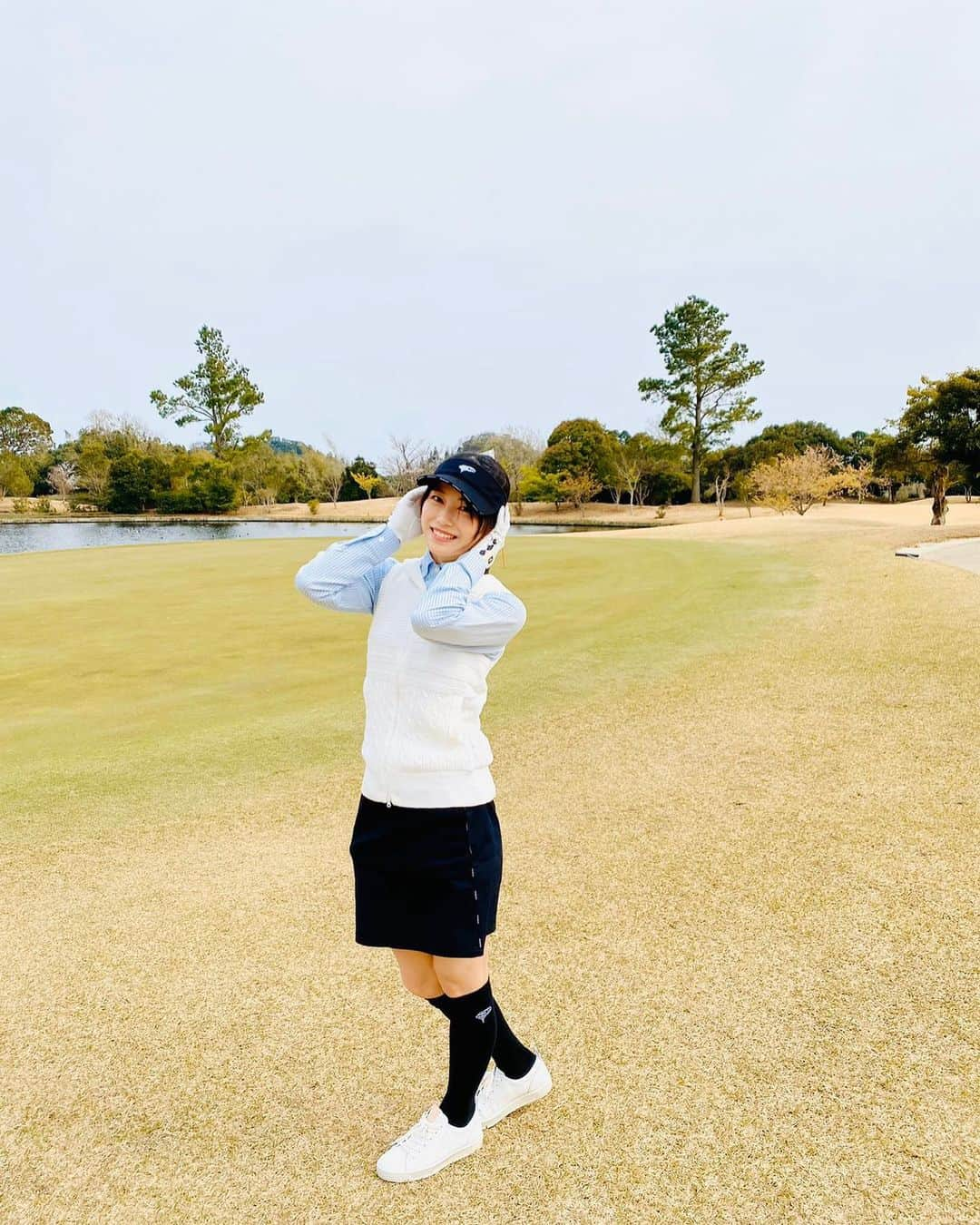 横山由依さんのインスタグラム写真 - (横山由依Instagram)「先日、ゴルフ行ってきました🏌️‍♀️ ラウンドデビュー⛳️ #ゴルフ #ゴルフ女子 #golf #ラウンドデビュー #beamsgolf」3月23日 17時00分 - yokoyamayui_1208