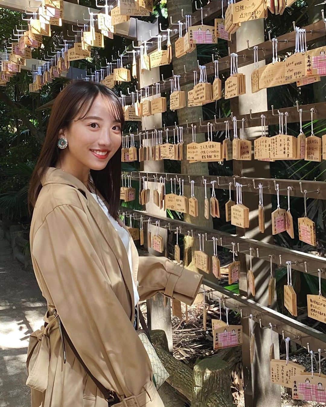 大野真昂のインスタグラム：「☺︎ ・ 宮崎のパワースポット青島神社で 就職祈願してきた💁🏼‍♀️💭 ・ #宮崎 #宮崎旅行 #九州 #青島 #青島神社 #パワースポット」