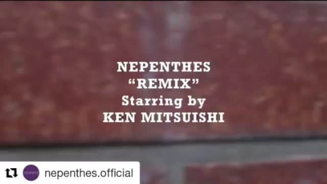 光石研のインスタグラム：「#Repost @nepenthes.official (@get_repost) ・・・ NEPENTHES "REMIX" - 『気後れ』directed by RIE TAKAI - Coming soon.. . . Model：Ken Mitsuishi @kenmitsuishi_official Styling：Tamao Iida @tamaoiida Creative Director / Director of Photography：Rintaro Ishige @rintaro0014 Direction / Camera / Edit：Motonori Omori(LiLt.) @motonoriomori_lee Hair & Make-up：Nori Takabayashi(YARD) @noritakabayashi Direction / Planning：Rie Takai @rietakai . #nepenthes #nepenthesremix」