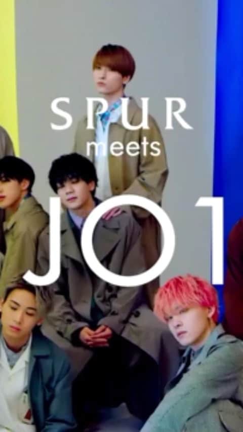 のインスタグラム：「【「JO1×SPUR」スペシャルムービー】 クールなファッションに身を包んだJO１の皆さん。撮影風景を捉えた動画をどうぞお楽しみ下さい🤗 さらに、今回はスペシャルコンテンツとして、メンバー11人それぞれのミニムービーと、バックステージの様子を収めた映像を配信予定。詳しくはSPUR公式Twitterにて随時お知らせしますので、ぜひチェックしてみてください✨  #JO1 #JAM #produce101japan #豆原一成 #川尻蓮 #川西拓実 #大平祥生 #鶴房汐恩 #白岩瑠姫 #佐藤景瑚 #木全翔也 #河野純喜 #金城碧海 #與那城奨 #SPUR #2020 #spurmagazine」