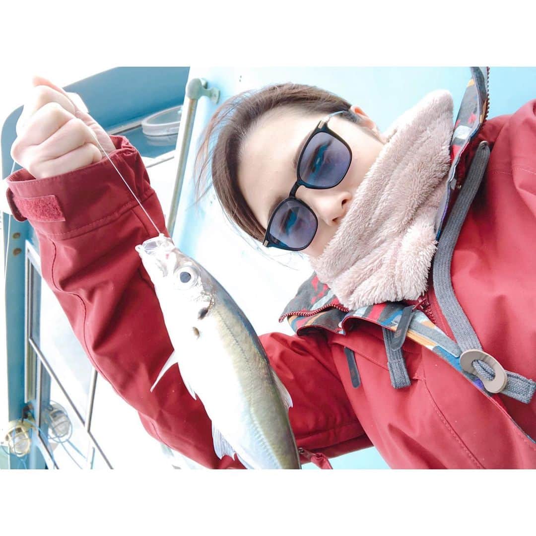 福咲れんのインスタグラム：「久しぶりに1人で釣り！ 風強かったけど、お天気良くて暖かかったなー♪  春用のかわいいウェアたくさんほしい🥺  釣果は29匹！ . . . #釣り #釣りガール #fishing #アジ #鯵 #海釣り #サビキ釣り #東京湾 #tsurijoy #釣り好きな人と繋がりたい #釣り女子 #釣り好き #釣ったら食べる #DAIWA #ダイワ #shimano #釣果 #横浜」