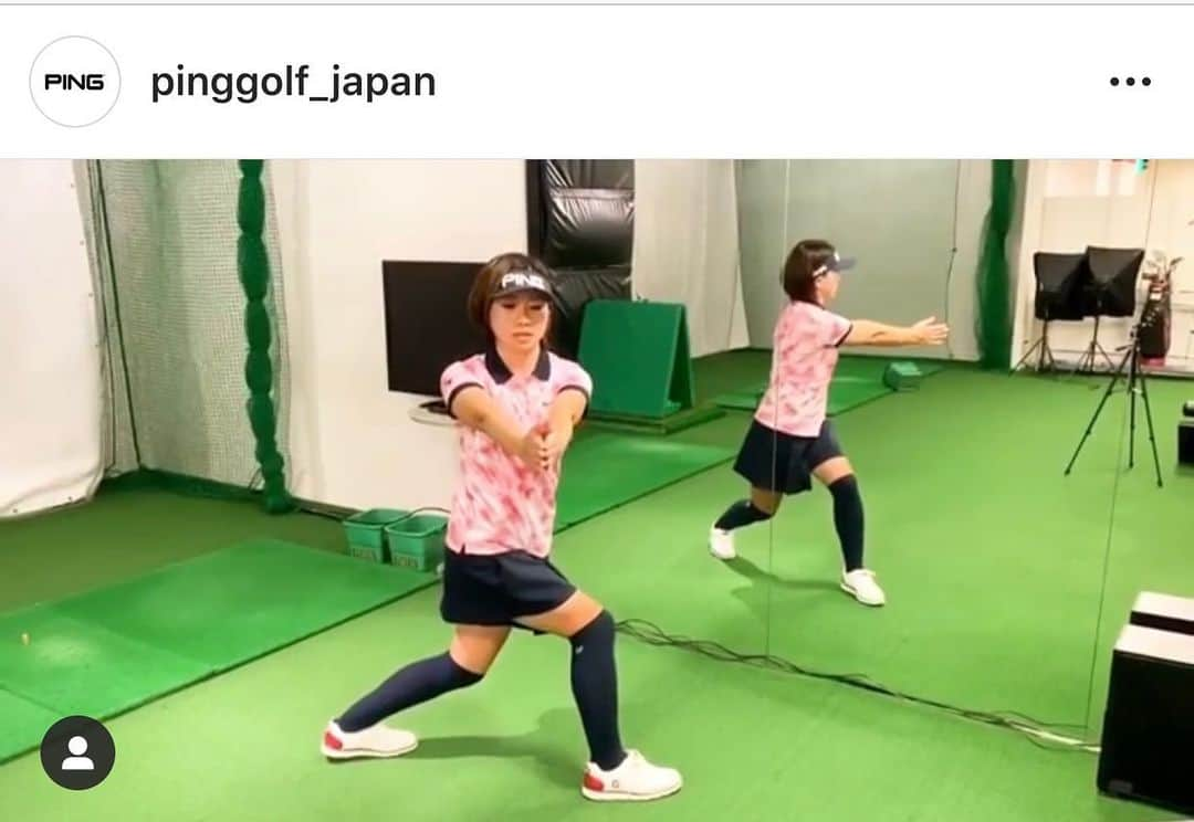 勝又優美さんのインスタグラム写真 - (勝又優美Instagram)「お家でできるゴルフトレーニング、 pinggolf_japanのページで紹介しています🤗 今回は2回目です🤗 前回のも観てくださいね🤗  #pinggolf #勝又優美 #beamsgolf #ゴルフ#ゴルフ女子 #ゴルフトレーニング#ゴルフストレッチ#ゴルフウェア @pinggolf_japan」3月23日 19時51分 - yumi.katsumata