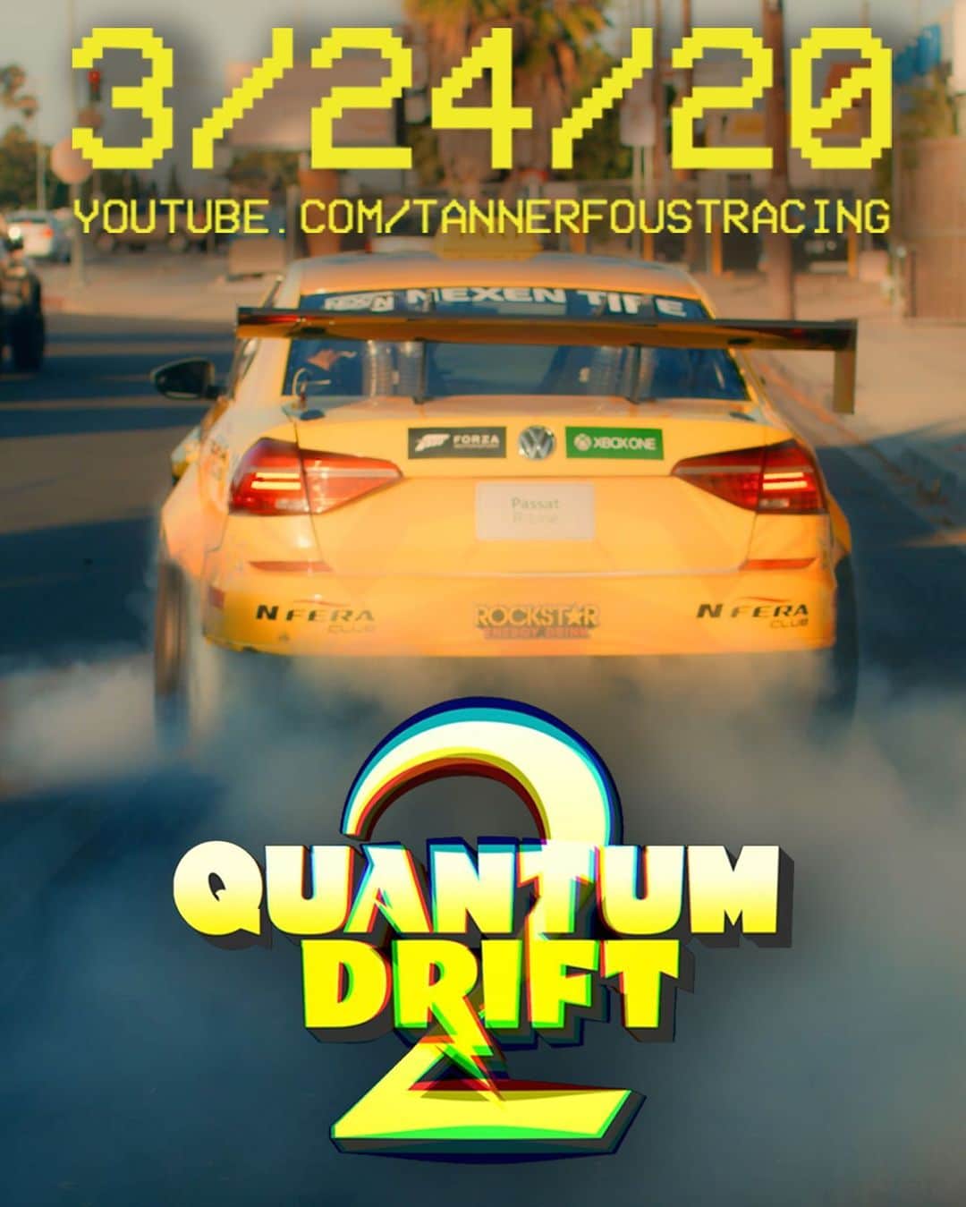 タナー・フォウストさんのインスタグラム写真 - (タナー・フォウストInstagram)「#QuantumDrift2 finally goes live tomorrow Tuesday 3/24 8am PT!!! Let’s just say it’s not your typical car video (see yesterday’s post) Watch the teaser now (link in bio) or at YouTube.com/tannerfoustracing @rockstarenergy @vw @vwr @polarisrzr @nexentireusa @nferaclub @heavydsparks @planejunkies」3月24日 7時05分 - tannerfoust