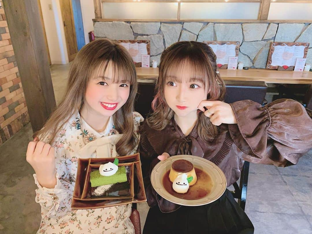 星野麻里愛さんのインスタグラム写真 - (星野麻里愛Instagram)「このプリンちゃん 可愛すぎない？ ﻿ ﻿ ﻿ ﻿ #岡崎カフェ#岡崎 #カフェドアニバーサリー #cafedeanniversary #キッチンアニバーサリー#固めプリン #岡崎市 #カフェ巡り#岡崎cafe」3月23日 23時09分 - maria.pink28