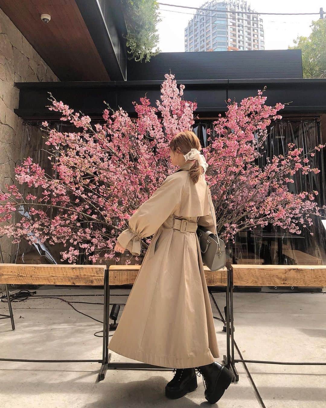 のインスタグラム：「S A K U R A 🌸 . .  #trunk花嫁 #ウェディングドレス #プレ花嫁 #ブライダル #結婚 #東京花嫁 #結婚式 #weddingtime #weddingdetails #weddingblog #bridestory #bridalfashion #weddingdress #2020春婚 #trunk #trunkhotel #trunkhotelwedding」