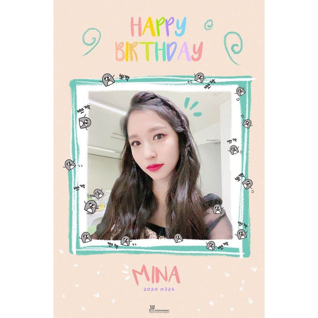 TWICE JAPANさんのインスタグラム写真 - (TWICE JAPANInstagram)「Happy Birthday MINA  #HappyMINAday」3月24日 0時05分 - jypetwice_japan