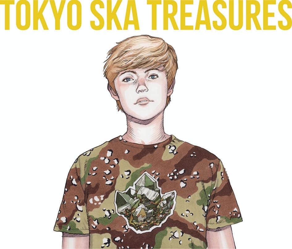 谷中敦さんのインスタグラム写真 - (谷中敦Instagram)「東京スカパラダイスオーケストラのベスト盤『TOKYO SKA TREASURES～ベスト・オブ・東京スカパラダイスオーケストラ』のジャケットデザインを大友克洋さんに描いて頂きました。  大友さんがスカパラのベスト盤に掲げたテーマは「永遠の少年たちに、トレジャーズを。」です。普段からスカパラを聴きながらお仕事されているとの嬉しいお言葉も聞きました。今回、本当にありがとうございます！  このジャケット自体が我々にはTreasures＝宝物 です。  #大友克洋 #AKIRA」3月24日 0時47分 - a.yanaka