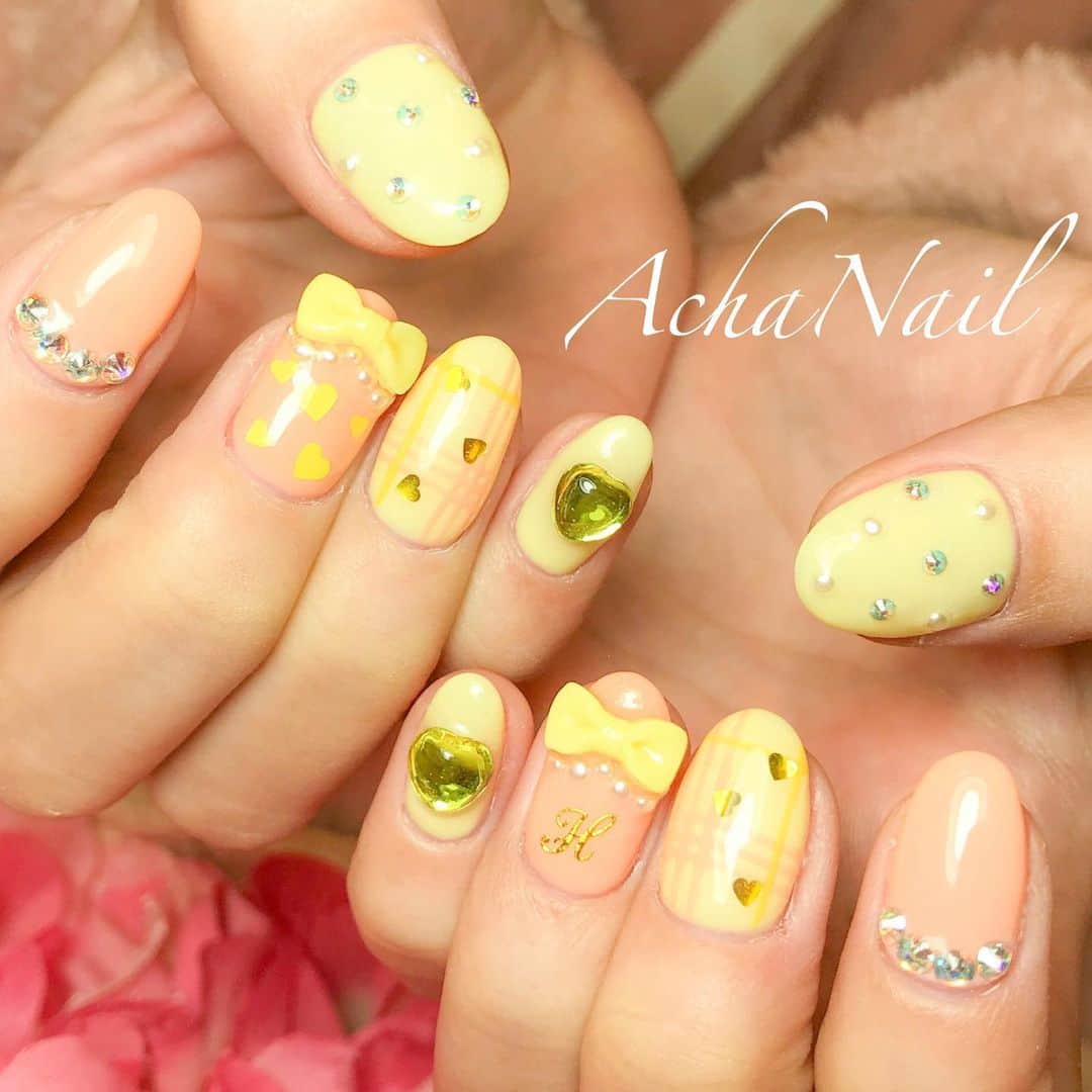 Achanailさんのインスタグラム写真 Achanailinstagram 春らしいパステルのお花とステラルーちゃんとジェラトーニくんの3dアート Ameblo Jp Acha Nail Entry Html ネイル ジェルネイル フィルイン フィルイン導入サロン 南