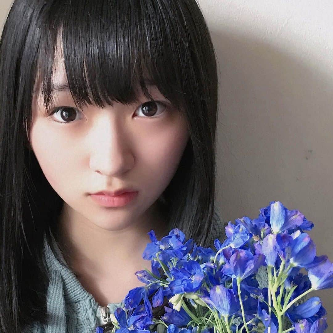 前野えまさんのインスタグラム写真 - (前野えまInstagram)「BLUE💙 ・ ・ #青 #青い花 #デルフィニウム #デルフィニウムブルー #花言葉 #清明 #高貴 #花のある暮らし #お花好きな人と繋がりたい #花と私 #前野えま  #blue #flower #delphinium #flowerstagram #girl #photography #portrait #portraitphotography  #follow #followme #instagram #instafollow #instagood #tagsforlikes #tflers #tagsforlikesapp #idol #actor #actress」3月24日 6時11分 - maeno_ema