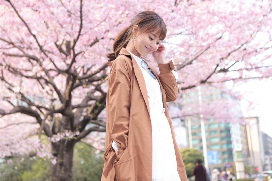 吉沢明歩さんのインスタグラム写真 - (吉沢明歩Instagram)「🌸🌸......(*´v`)💕 #桜#春#春らんまん#まだちょっと寒いけど #桜きれい」3月24日 9時05分 - akiho__yoshi