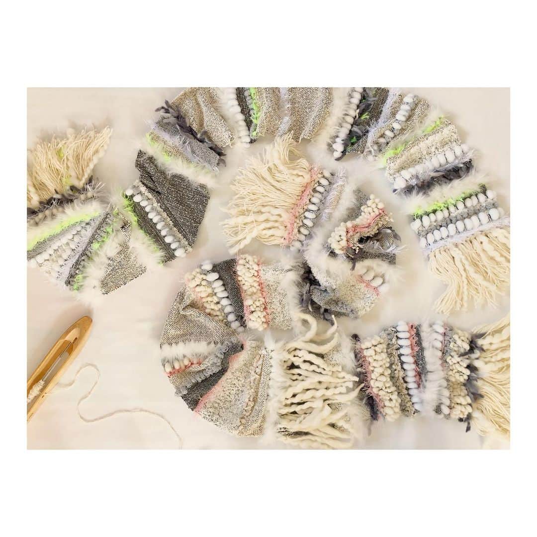 森千波さんのインスタグラム写真 - (森千波Instagram)「#stole 180cm . . . #1000weave#weaving#yarn#handmade#knit#wool#cotton#white#織物#ストール#オーダー」3月24日 10時07分 - 1000wave
