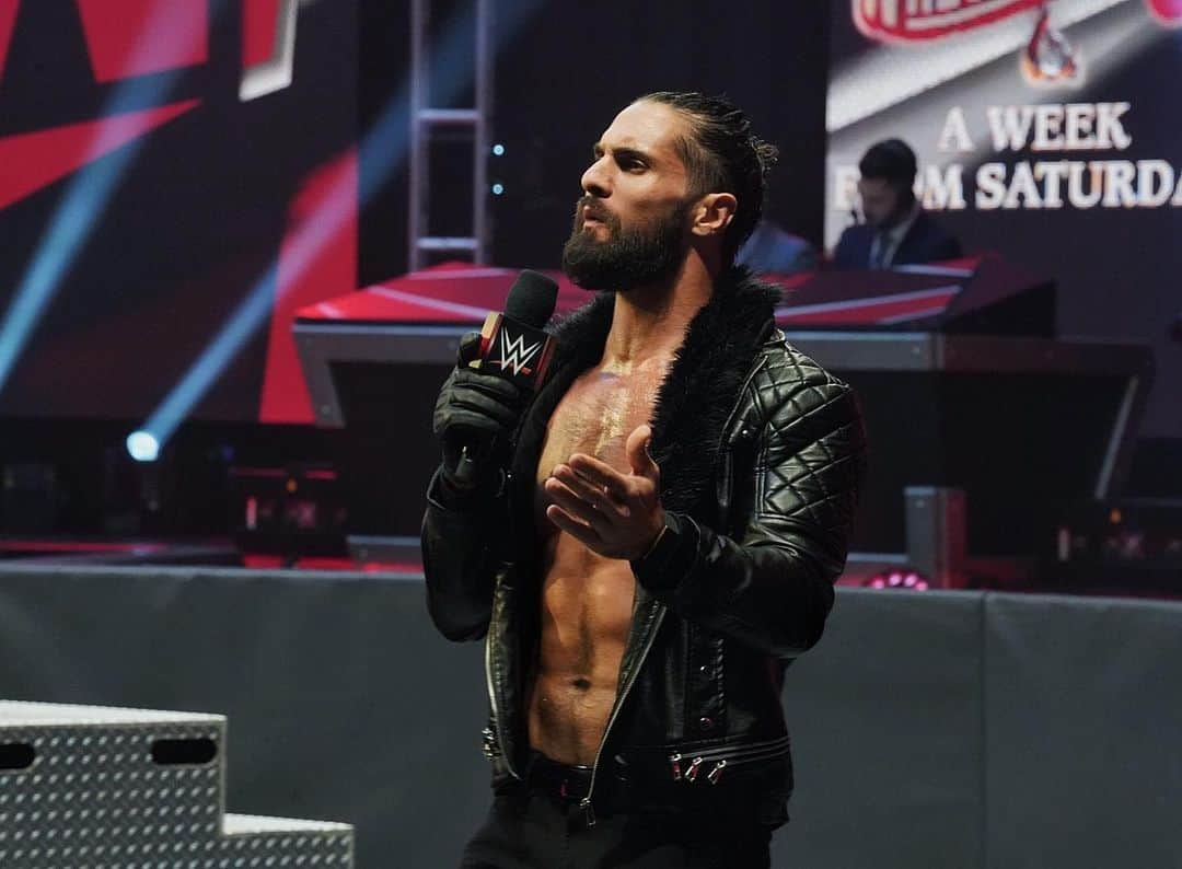 WWEさんのインスタグラム写真 - (WWEInstagram)「“At #WrestleMania, you don’t stand a chance!” - @wwerollins to #KevinOwens #RAW」3月24日 11時26分 - wwe