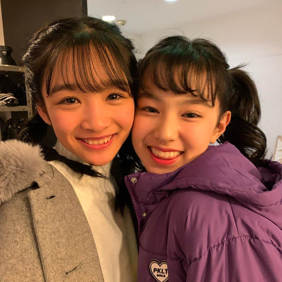 ニコ☆プチのインスタグラム：「﻿ らぶらぶ〜な　﻿ あやもん💕﻿ ﻿ ﻿ #ニコプチ﻿ #中山あやか﻿ #森﨑美月」