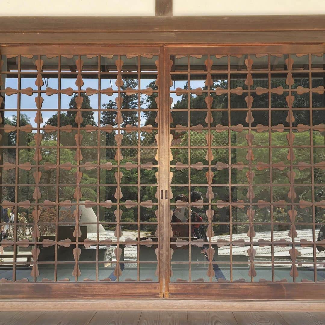 吉良穂乃香のインスタグラム：「久しぶりに銀閣寺に行って、苔と木の根と水の音に癒された😶  #銀閣寺#家から10分」