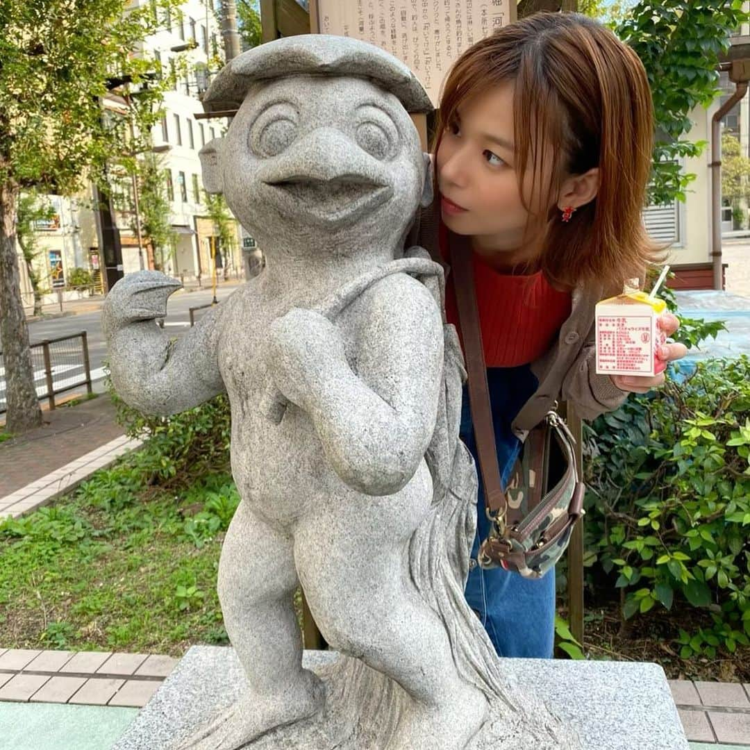 和地つかささんのインスタグラム写真 - (和地つかさInstagram)「おふろやさん日和2！本日再放送だよー⭐️ 劇中のカッパと牛乳と私。 #vパラダイス #おふろやさん日和 #おふろやさん日和2 #錦糸町 #ドラマ #主演 #再放送」3月24日 13時34分 - tsutam_