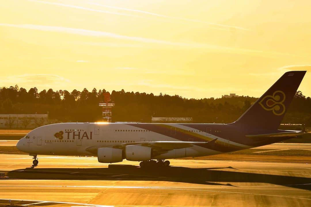 タイ航空さんのインスタグラム写真 - (タイ航空Instagram)「Even the darkest hour is good in its own way, as it helps us realize how truly beautiful and precious the dawn can be.  Photo Credit: @yuki___1208  #ThaiAirways #THAIA380 #AirbusA380 #A380 #ThisTooShallPass」3月25日 1時39分 - thaiairways