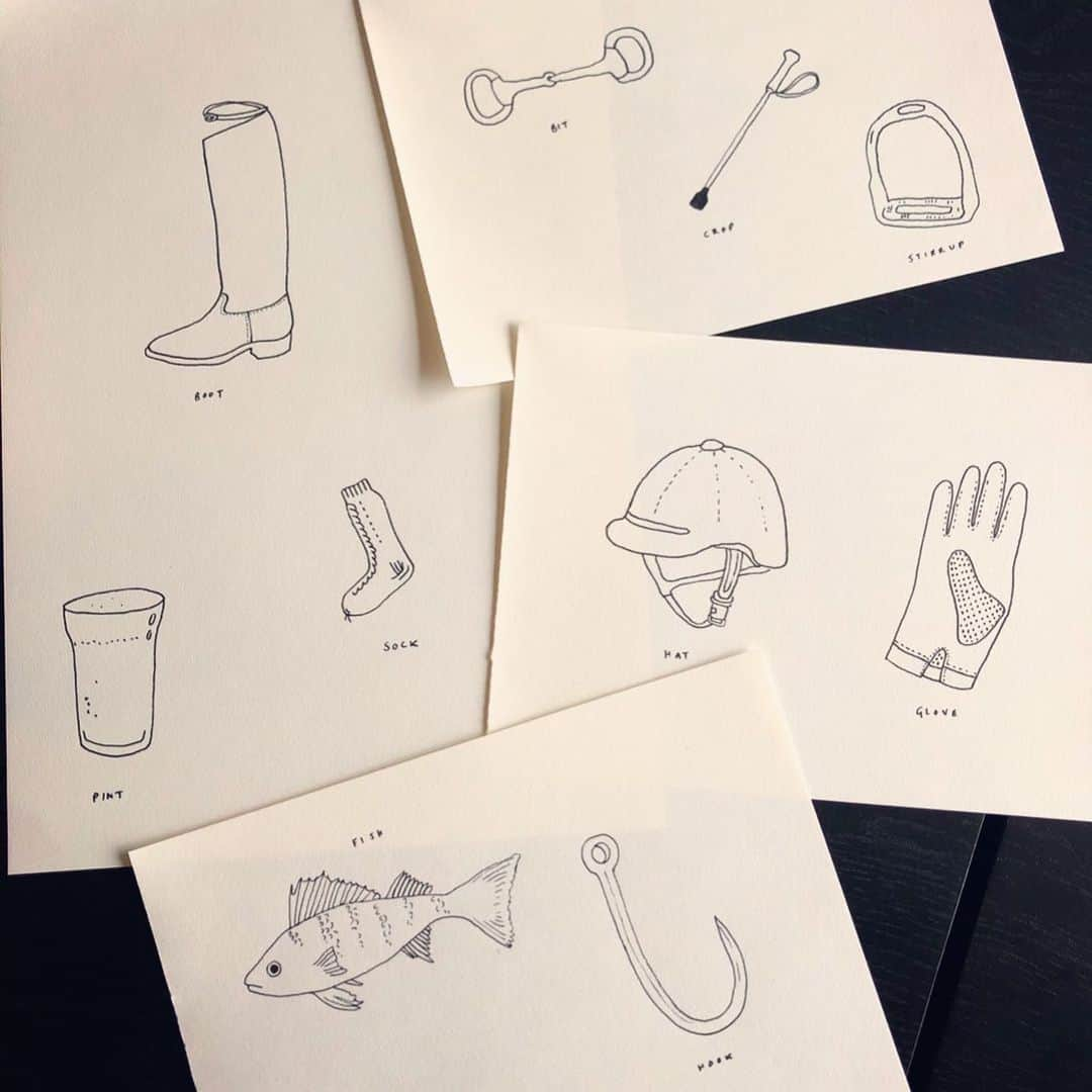 アレクサ・チャンさんのインスタグラム写真 - (アレクサ・チャンInstagram)「Drawings of bits and bobs」3月24日 19時46分 - alexachung