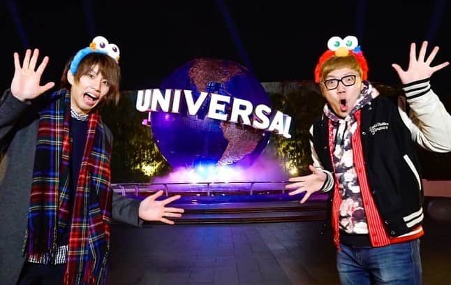 のインスタグラム：「はじめしゃちょー×ヒカキンで1億円かけてUSJ貸し切りにしました😂🎉はじめしゃちょーのチャンネルで動画公開されてます！🐸😎是非ご覧ください🤓✨ #はじめしゃちょー #ヒカキン  #USJ #メルペイ」