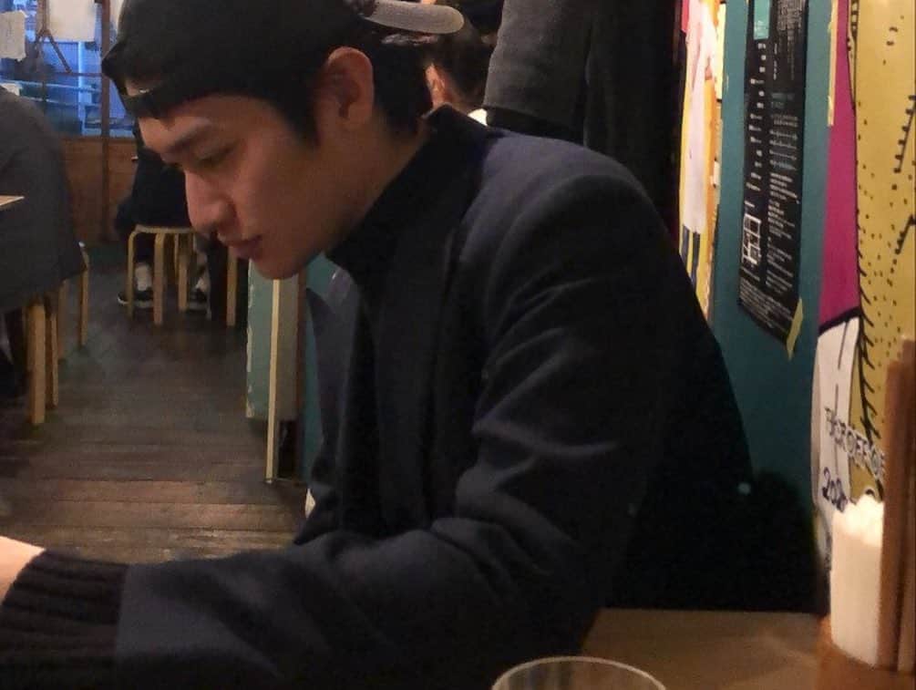 浅野竣哉のインスタグラム：「ふらっと入った定食屋さん良かった #山角」