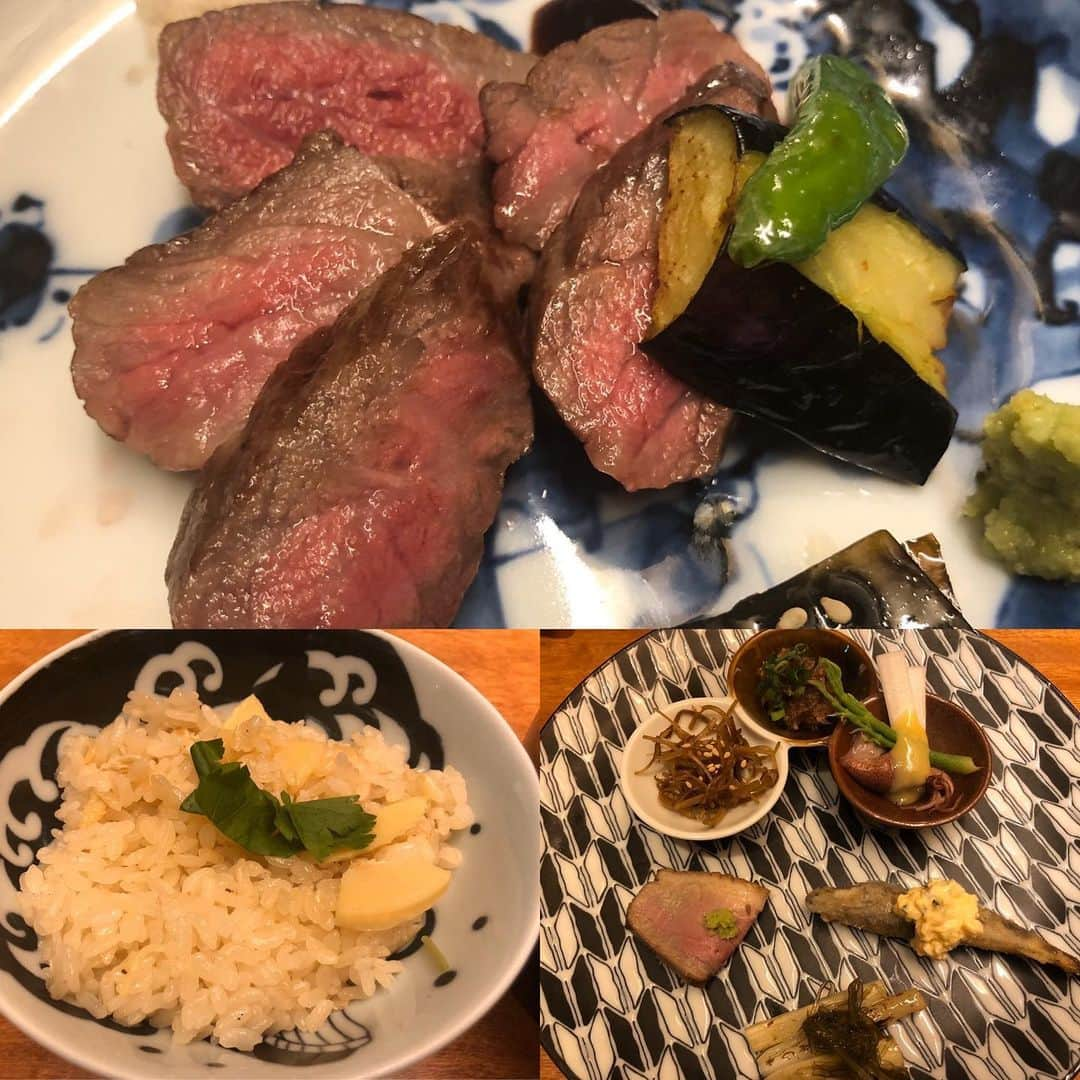 岡安弥生さんのインスタグラム写真 - (岡安弥生Instagram)「デブになってはいけないが、しっかり食べて免疫力アップ！桜が綺麗だから、お花見飲みしたいけど、今年は、我慢我慢😣#免疫力アップ#肉#たけのこご飯#しっかり食べよう#新型コロナウイルス感染症対策 #お花見自粛#がまん#ちと食べすぎた#歩いて帰る#寒い#風冷たい#桜」3月24日 21時38分 - yayoin3