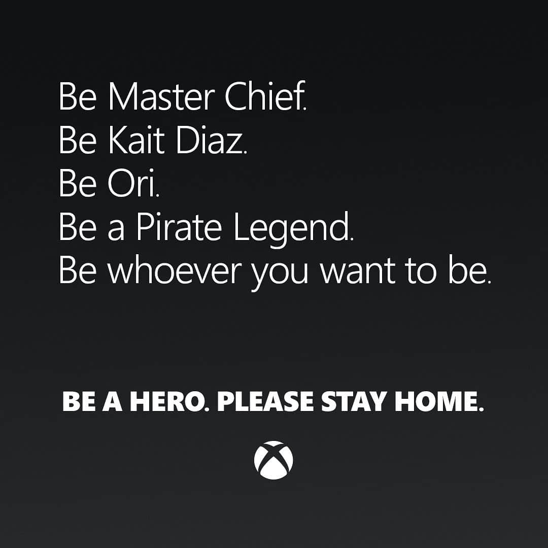 Xboxさんのインスタグラム写真 - (XboxInstagram)「Be a hero. Please stay home.」3月24日 22時21分 - xbox