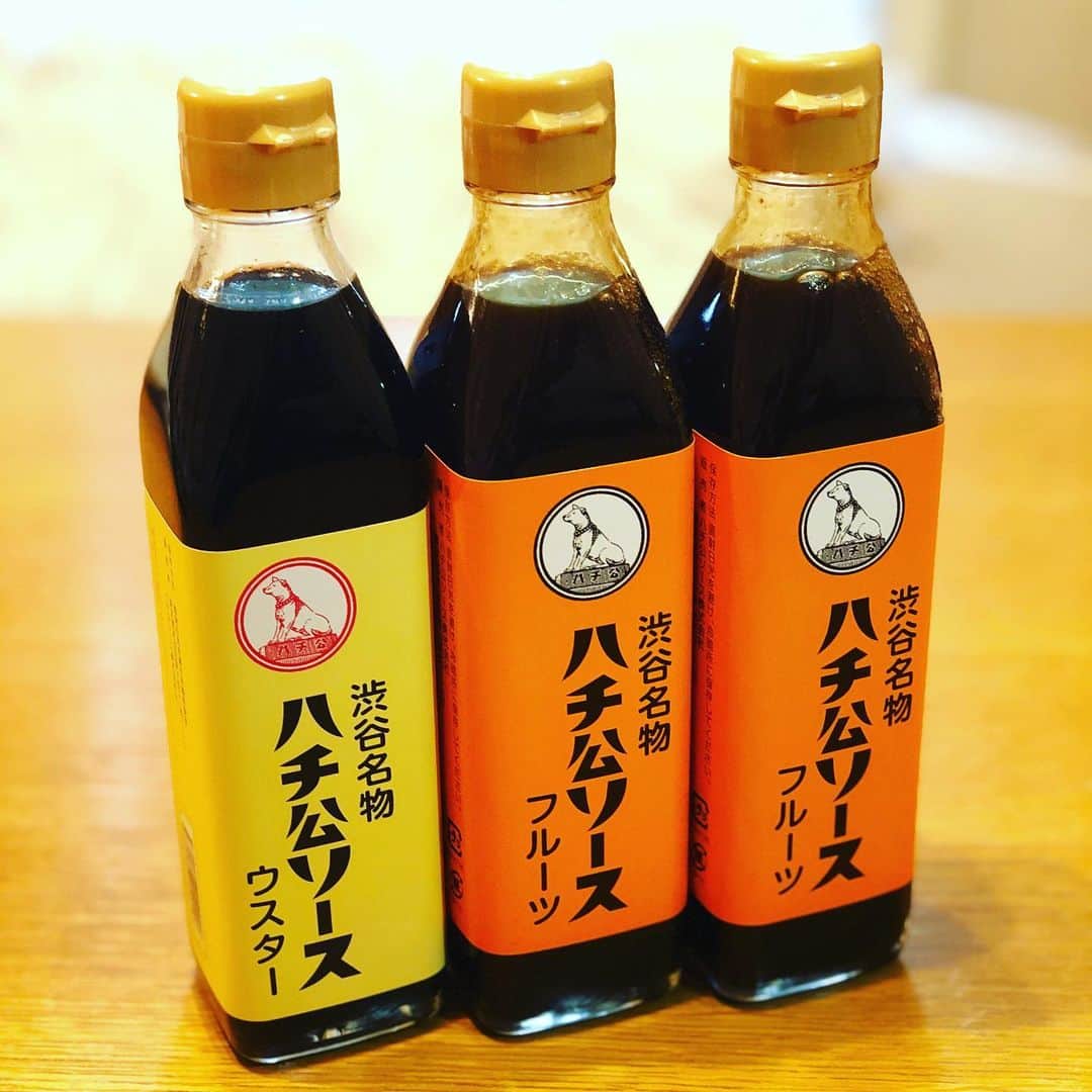 上杉洋史のインスタグラム：「Hachi-ko sauce is always perfect. #sauce #japanesesauce #hachiko #shibuya」
