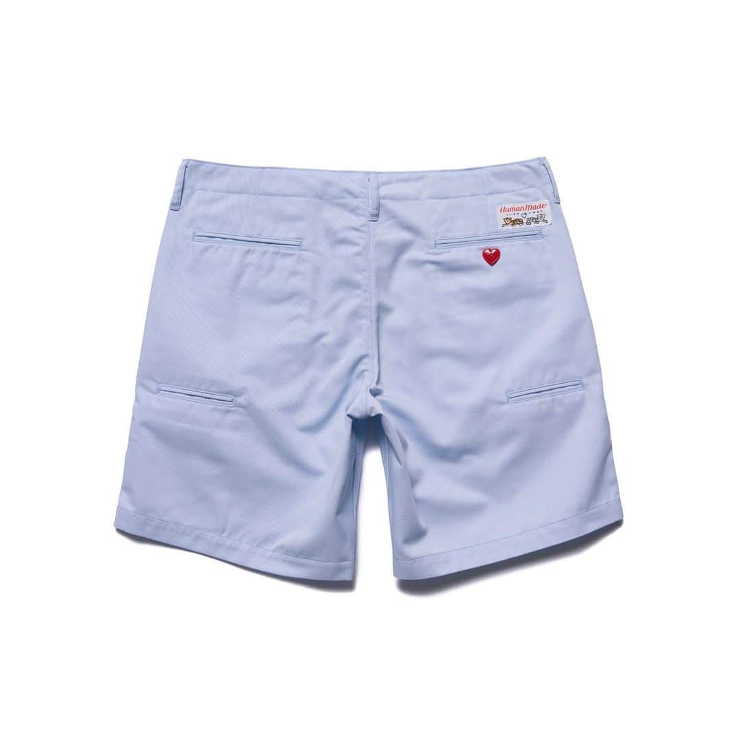 HUMAN MADEさんのインスタグラム写真 - (HUMAN MADEInstagram)「"PW WORK CHINO SHORTS" now available in store and online. www.humanmade.jp  色鮮やかなコットン／ポリエステルのチノワークショーツです。セットアップで着用できるジャケットも展開しています。 Colorful work shorts, matching jacket also available.」3月24日 22時49分 - humanmade