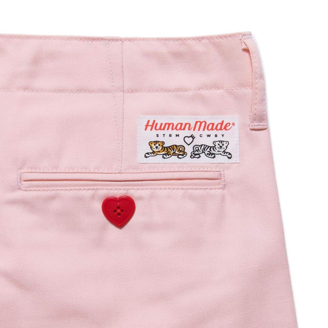 HUMAN MADEさんのインスタグラム写真 - (HUMAN MADEInstagram)「"PW WORK CHINO SHORTS" now available in store and online. www.humanmade.jp  色鮮やかなコットン／ポリエステルのチノワークショーツです。セットアップで着用できるジャケットも展開しています。 Colorful work shorts, matching jacket also available.」3月24日 22時49分 - humanmade