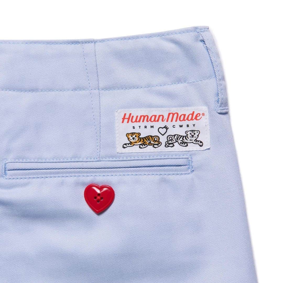 HUMAN MADEさんのインスタグラム写真 - (HUMAN MADEInstagram)「"PW WORK CHINO SHORTS" now available in store and online. www.humanmade.jp  色鮮やかなコットン／ポリエステルのチノワークショーツです。セットアップで着用できるジャケットも展開しています。 Colorful work shorts, matching jacket also available.」3月24日 22時49分 - humanmade