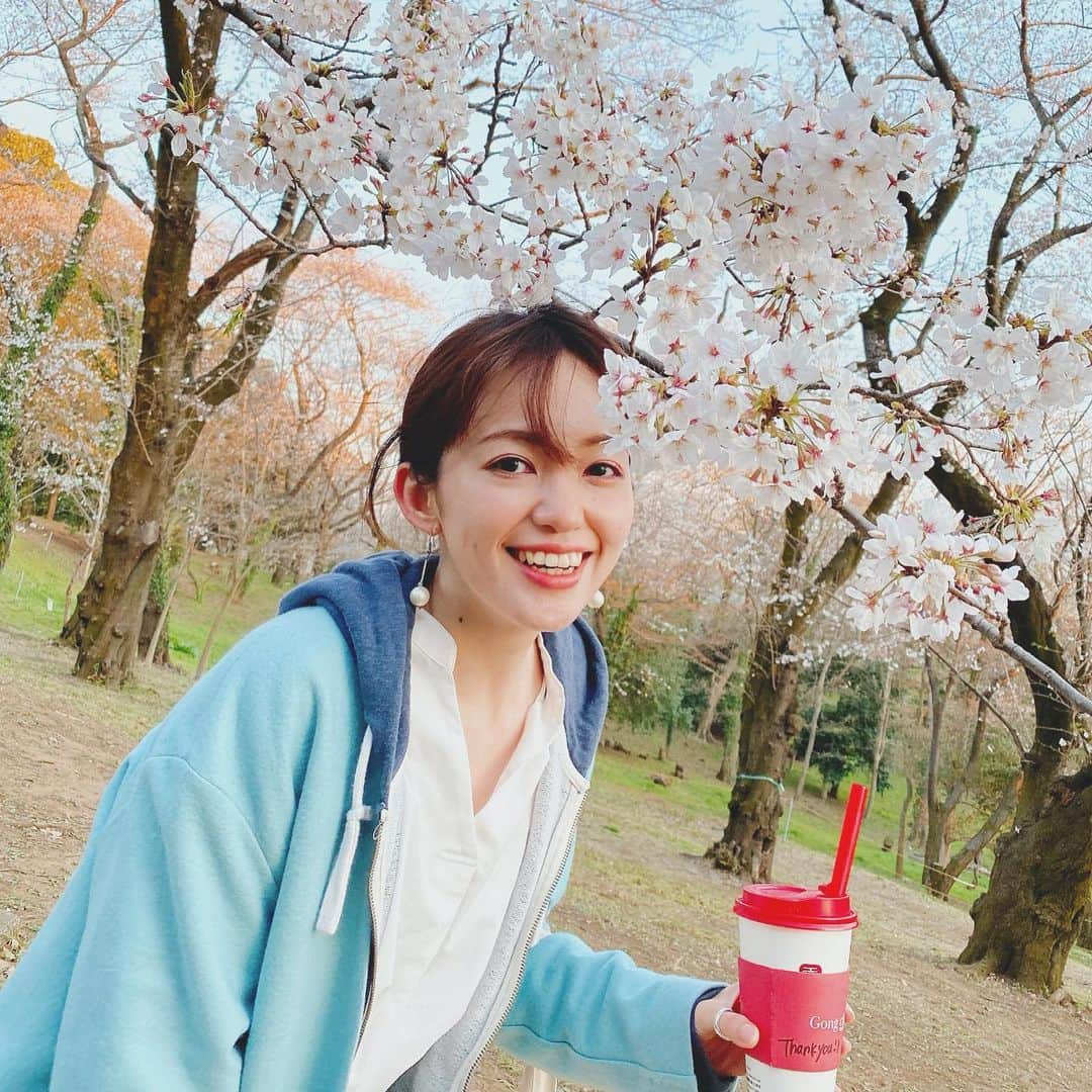 小林美季さんのインスタグラム写真 - (小林美季Instagram)「短時間🌸お花見  とにかく 風が強かった🌳。 #桜 #お花見 #控えめに #お散歩 #ぶらりお花見 #🌸 #spring #cherryblossom  #美季 #miki #model #綺麗 #japan #sakura」3月24日 23時07分 - miki_66v