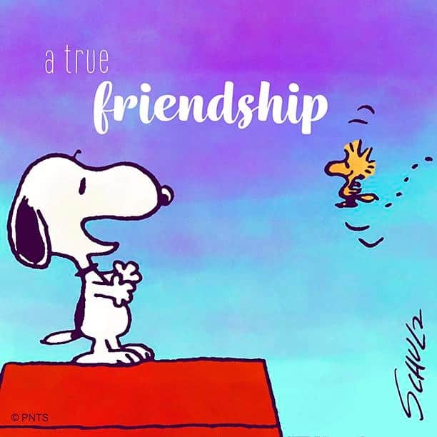 スヌーピーさんのインスタグラム写真 - (スヌーピーInstagram)「A true friendship is being there for one another.」3月24日 23時50分 - snoopygrams