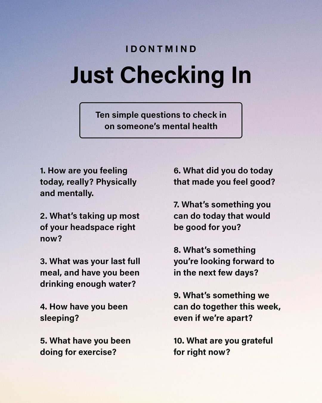 クリス・ウッドのインスタグラム：「I see a lot of ideas circulating that are “distractions” for how to get through this time: what tv shows to watch, video games to play online, ideas for FaceTime hangouts... but it’s important to take a moment each day to STOP distracting ourselves and focus attention on our mental health.⁣ ⁣ Call your people and check on them, and use these questions to make sure they’re doing okay. Tell them you’re #justcheckingin and run these questions together, then make a plan to check on someone new tomorrow.⁣ ⁣ We all need some encouragement right now—take care of yourself and take care of your loved ones!」