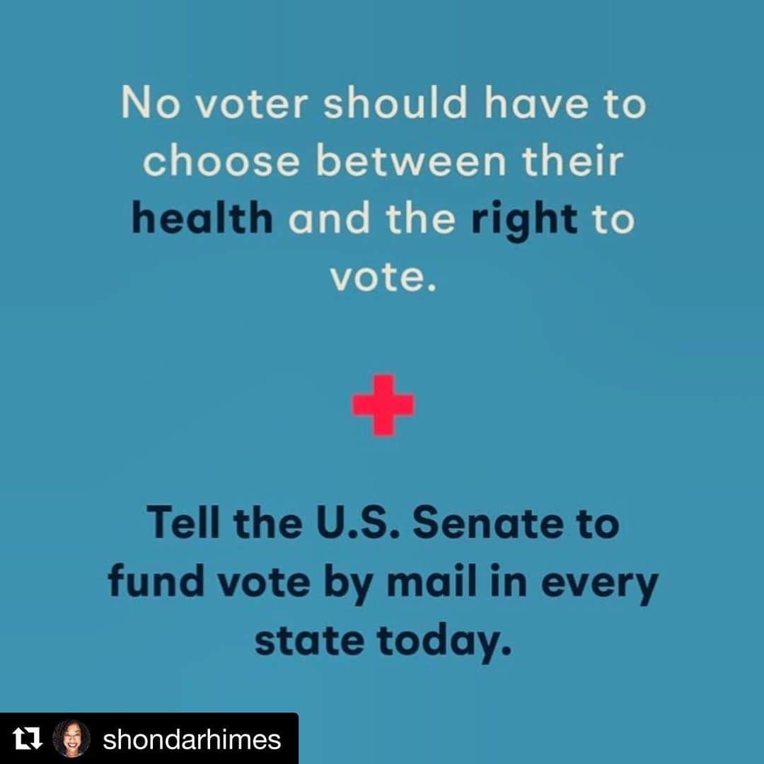 アダム・シャピロのインスタグラム：「#Repost @shondarhimes ・・・ Did you know that in most states you can only vote by mail with a qualifying excuse? The U.S. Senate is voting NOW to protect the 2020 Election from Coronavirus by funding a vote by mail system that would allow all citizens to vote by mail in 2020 if they choose. Call and email your Senator and tell them to support "The Natural Disaster and Emergency Ballot Act of 2020" today.  #votebymail #Protect2020」