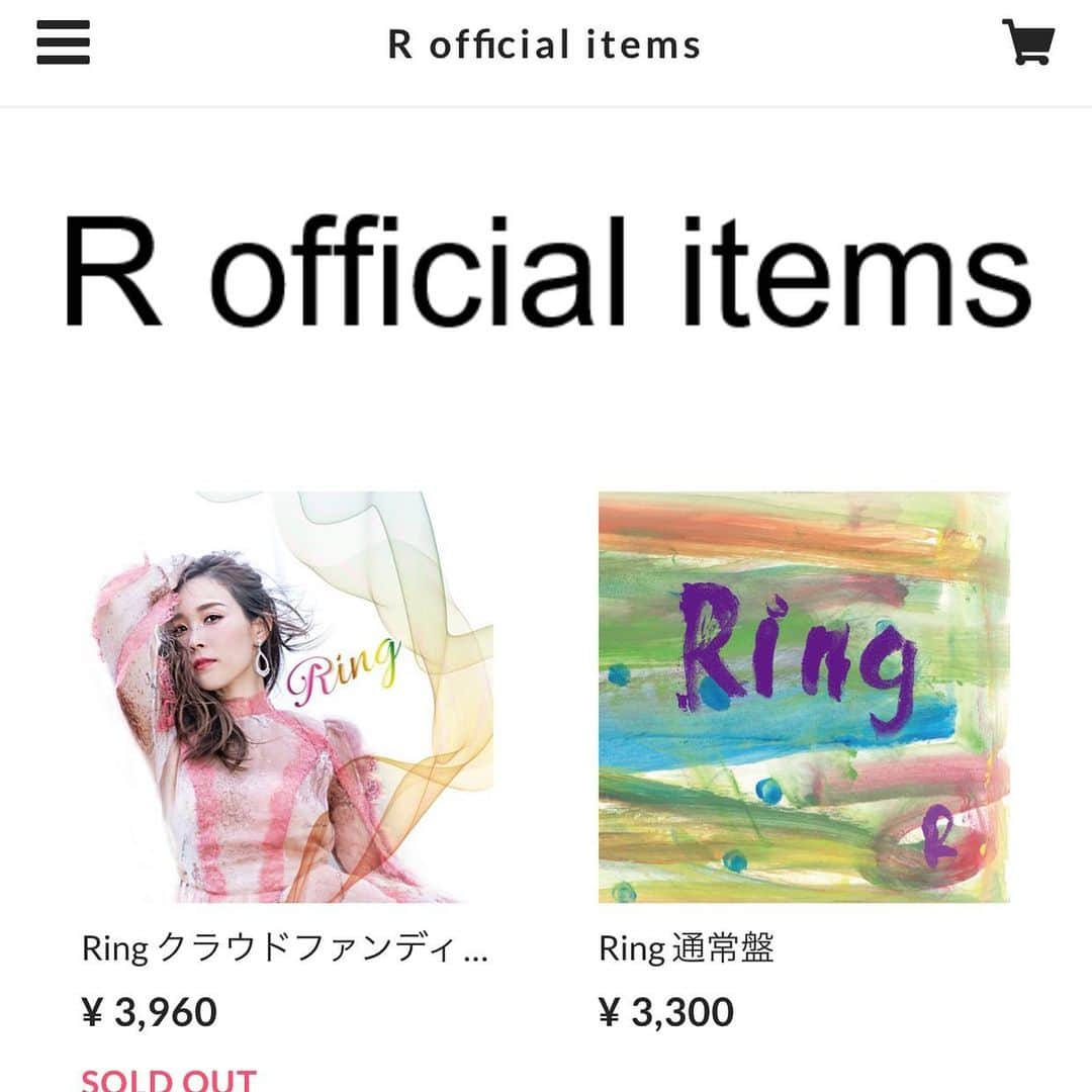 愛内里菜のインスタグラム：「垣内りか/Rの﻿ オフィシャルHPのオンラインショップにて﻿ ﻿ 「Ring」の限定盤がすぐさま完売となりありがとございました🥺‼️﻿ ﻿ 初回が欲しかったー！とお声を頂き﻿ ﻿ 今日25日 お昼12時より﻿ 残り少しの数とはなりますが﻿ 限定でオンラインショップに登場します！😌🙏﻿ ﻿ https://rikakakiuchi.official.ec/﻿ ﻿ 「Ring」の初回限定盤は﻿ ボックスとなっていて﻿ フォトブック付きでーす😌﻿ 初回版と通常版の歌詞カードの写真も﻿ それぞれ異なっています😌﻿ ﻿ ⭐️初回盤はこちらのオンラインショップと﻿ 福家書店の新宿店のみ　お取り扱いとなっています！﻿ ﻿ ﻿ ﻿ ﻿ アルバム「Ring」﻿ 🌈福家書店全店舗で発売中﻿ 🌈 3月23日﻿ 各配信サイトよりリリース！﻿ 🌈3月23日　お昼12時﻿ R/垣内りかオフィシャルHPより﻿ WEBショップがオープン﻿ ﻿ ﻿ ﻿ Twitter呟きだしました笑﻿ アカウントはこちらです😌﻿ @RRikakakiuchi﻿ ﻿ ﻿ ﻿ ✨活動20周年記念✨﻿ YouTube開始！チャンネル登録よろしくね😆﻿ 愛内里菜は「R」であ〜るチャンネル﻿ 「歌ってみた」﻿ https://youtu.be/N97mieWf2eg﻿ ﻿ 「解説編」﻿ https://youtu.be/v1RW058Oubs﻿ ﻿ ﻿ TikTokも開始！フォローよろしくね😆﻿ R_愛内里菜﻿ https://www.tiktok.com/@r_aiuchirina_official﻿ ﻿ ﻿ #愛内里菜はRとして再始動﻿ #歌ってみた﻿ #Cover﻿ #弾いてみた﻿ #カラオケ﻿ #ライブ﻿ #愛内里菜 改め#R として #歌手 再始動﻿ #垣内りか #垣内倶楽部 #バンド #バンド名 ﻿ #ライブハウス #ライブ #一体化 #絆 #盛り上がりたい #会いたい﻿ #感謝 #リスタート #アニバーサリー#20周年﻿ #YouTube﻿ #ユーチューバー#TikTok﻿ @kentaroishii1981﻿ #アルバム﻿」