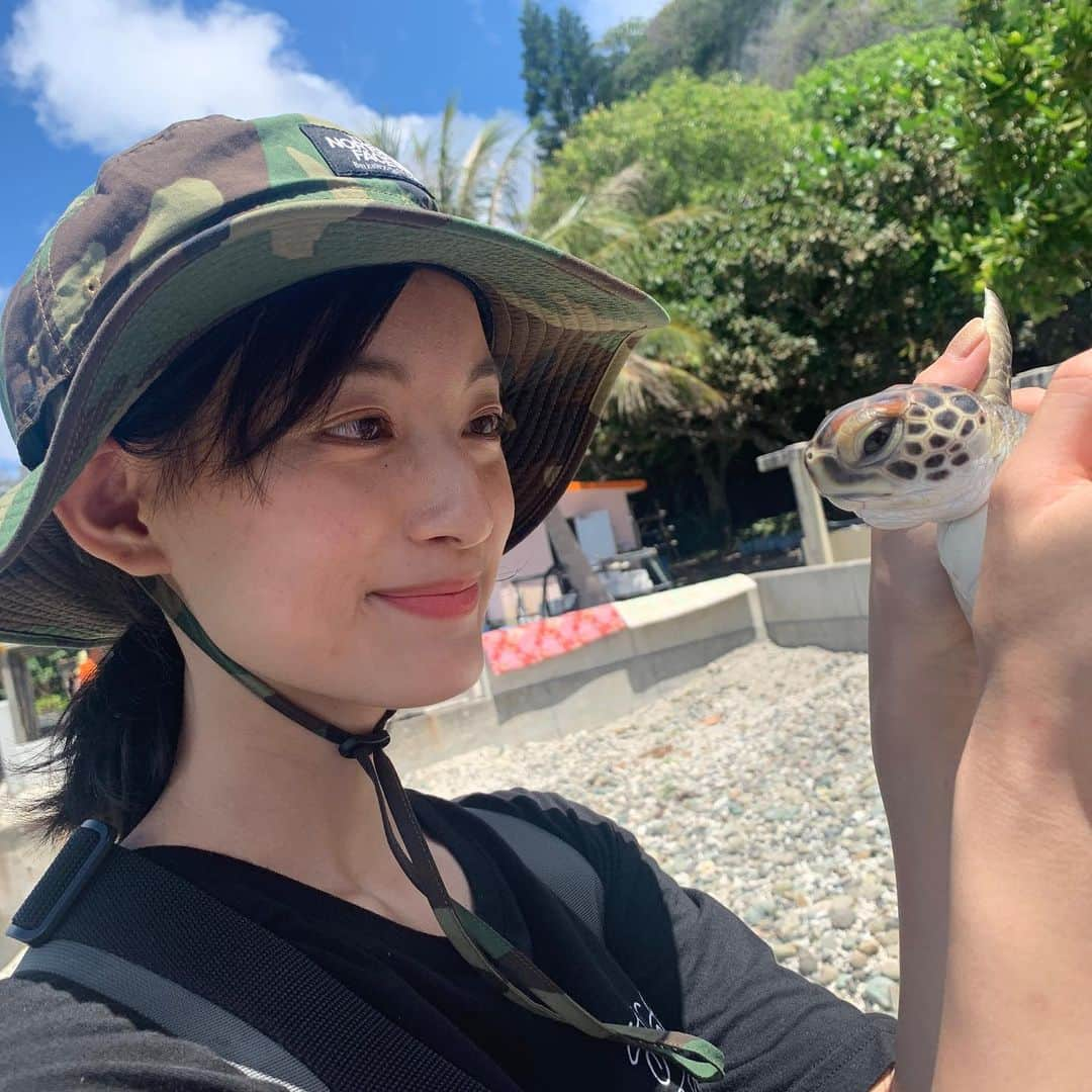 山崎美月さんのインスタグラム写真 - (山崎美月Instagram)「Ogasawara island  With turtle」3月25日 20時42分 - mitsu__0817