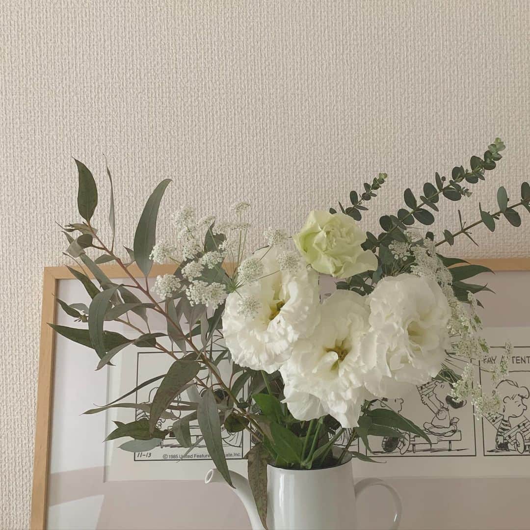 松本妃代のインスタグラム：「. お家でも楽しくいられるように🌿」
