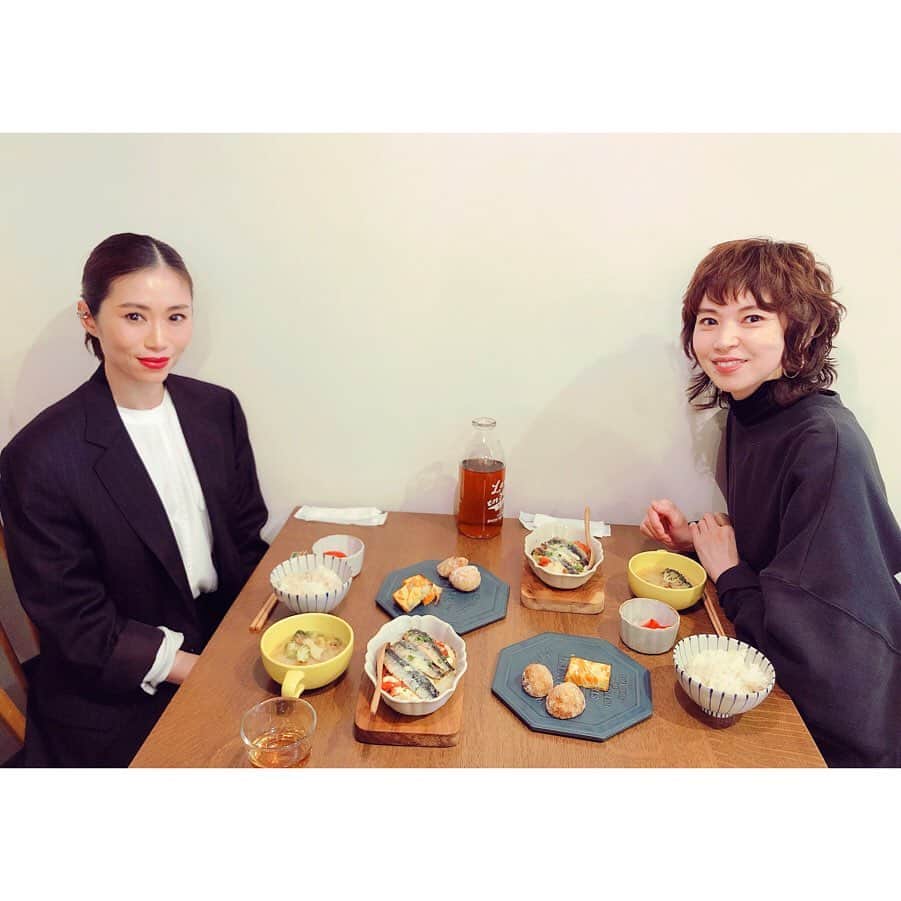 森下紀子さんのインスタグラム写真 - (森下紀子Instagram)「. @sakitakimi サキさんとランチ🍽  先日お誕生日だった サキさんのお祝いのはずが、 私までお祝してもらうことに。  サキさん、いつもありがとう♡  こうして会えることにも感謝です！ . #sakitakimi  #Birthdaylunch #ご飯と汁物逆だった」3月25日 16時43分 - noriko_morishita_
