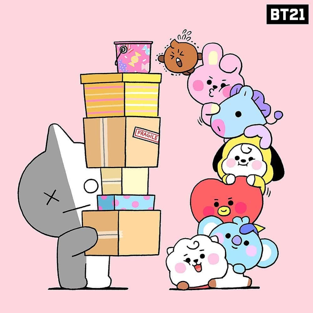 BT21 Stars of tomorrow, UNIVERSTAR!のインスタグラム