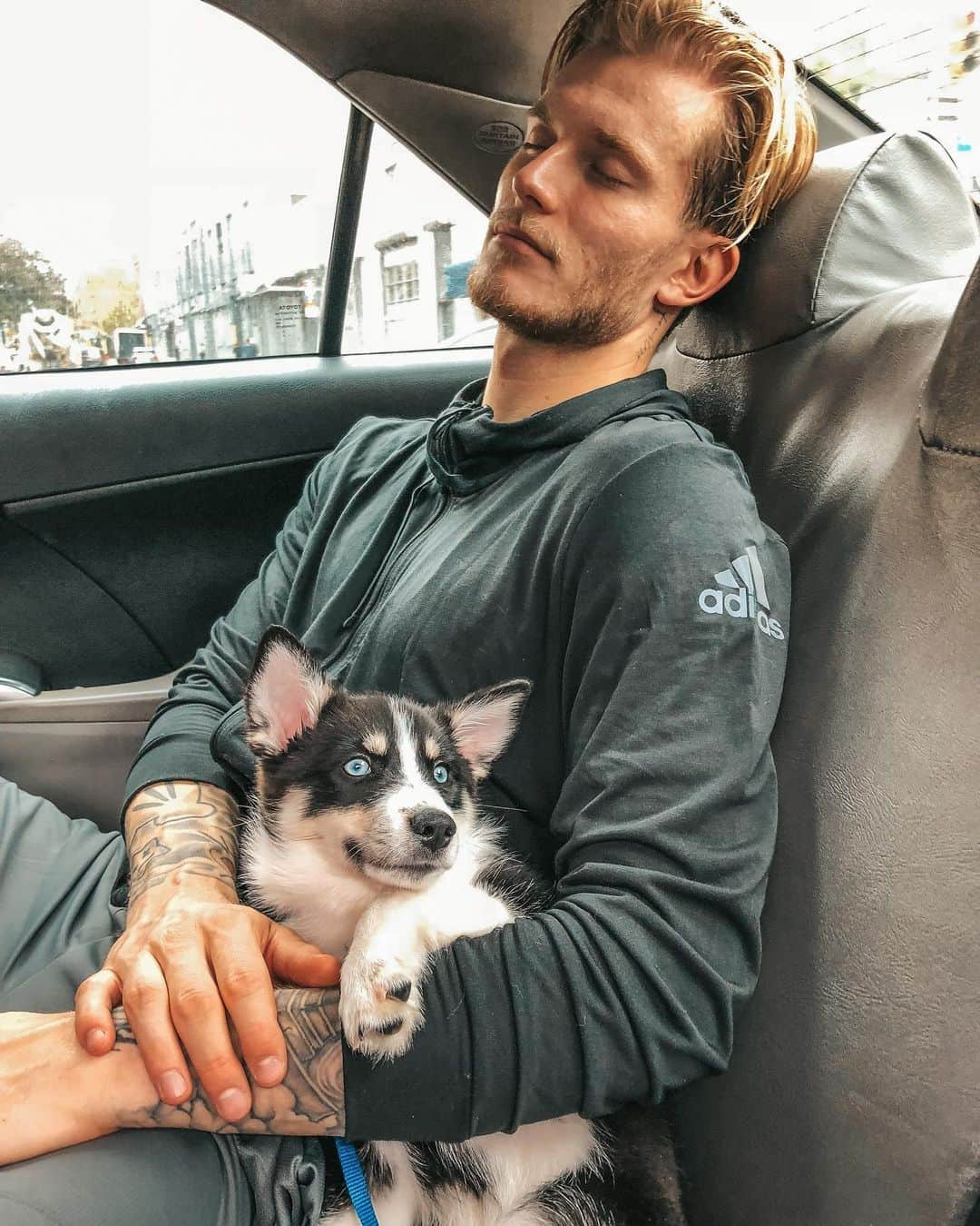 ロリス・カリウスさんのインスタグラム写真 - (ロリス・カリウスInstagram)「Stuck at home so I’m posting old pictures of my dog & me」3月26日 0時24分 - loriskarius