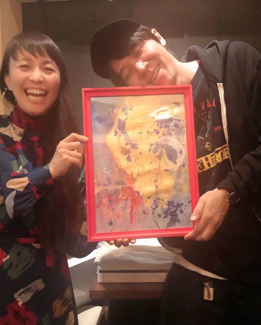 コカドケンタロウさんのインスタグラム写真 - (コカドケンタロウInstagram)「加藤誉子画伯にコカドをイメージした絵を描いてもらったよ。 嬉しい。宝物。」3月26日 2時12分 - kokado_kentaro