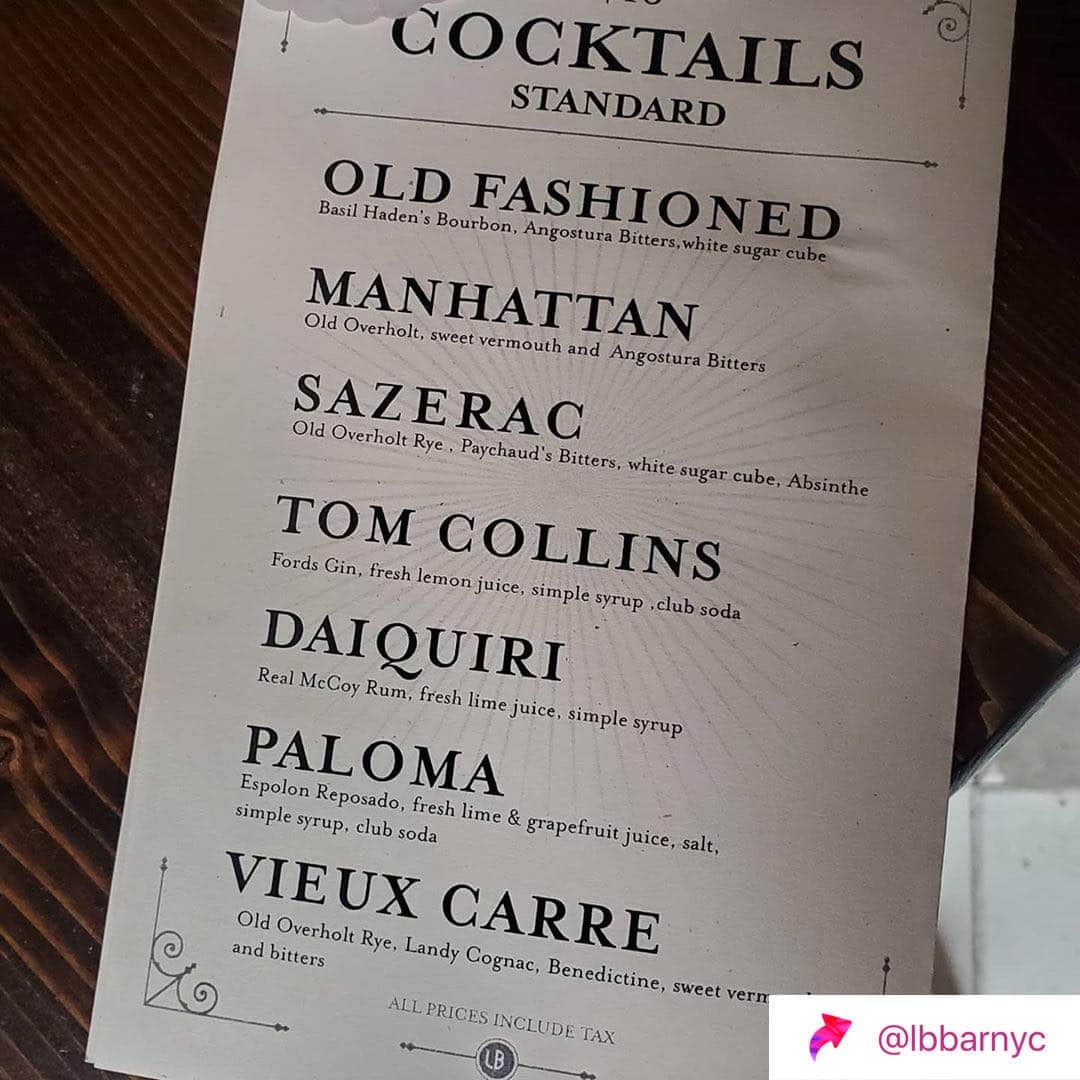 クレア・コフィーのインスタグラム：「If you’re in the city, Little Branch is doing TO GO COCKTAILS, in a beauteous flask, and they’ve set up a raffle to help staff. Get in on this! @lbbarnyc」