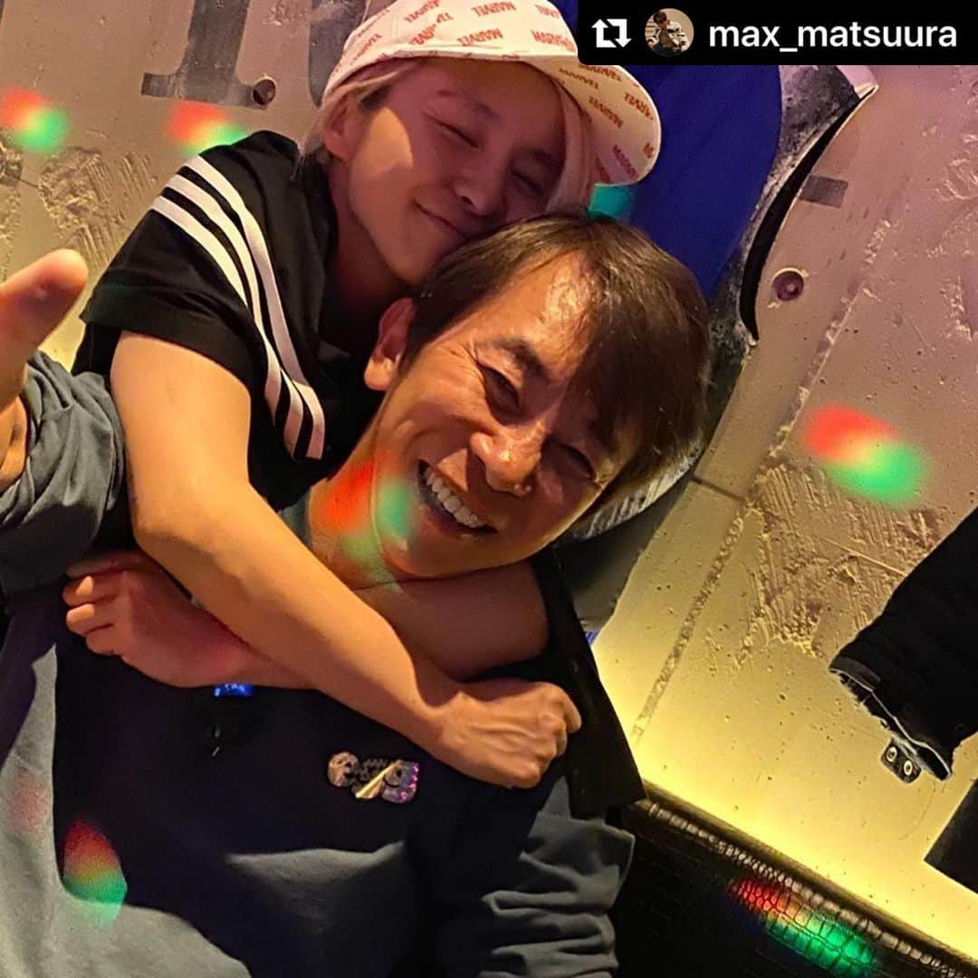 misoNosukeさんのインスタグラム写真 - (misoNosukeInstagram)「・ ・ 2018年10月イッパイで、avexは円満退社しましたが（笑） ・ 一生、大切な人！一生、ついていきます！ ・ 一生、大好きな親父です！一生をかけて、返していきます！ ・ ↓ ・ #Repost @max_matsuura with @make_repost ・ misono love ! #misono #仲良し」3月26日 2時13分 - misono_koda_official