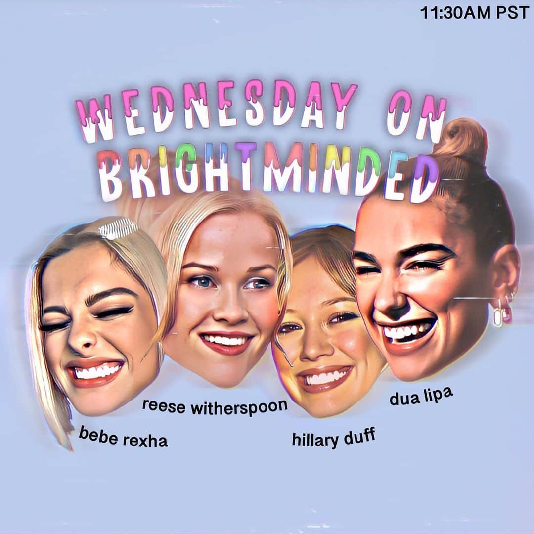 Bebe Rexhaさんのインスタグラム写真 - (Bebe RexhaInstagram)「Women’s Wednesday on #BrightMinded! Tune into @mileycyrus’ live, I’ll be on at 12pm pst / 3pm est 💫💫💫」3月26日 2時52分 - beberexha