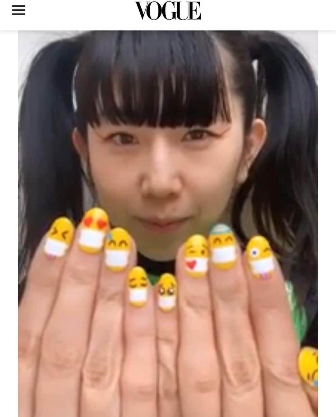 Mei Kawajiriさんのインスタグラム写真 - (Mei KawajiriInstagram)「Check it out my @voguemagazine article ( link on my IG profile ). You can see how I am enjoying nail art during self- quarantine 💅🏻✨😘❣️💅🏻 #Nailsbymei」3月27日 0時48分 - nailsbymei
