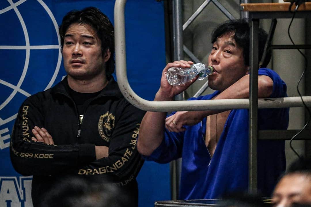 のインスタグラム：「mi pareja.#tajiri #kai #ajpw #prowrestling」